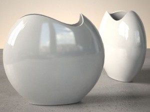 modern vase set Modelo 3D