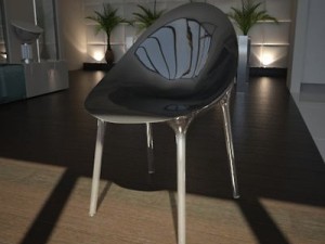 contemporary chair Modello 3D