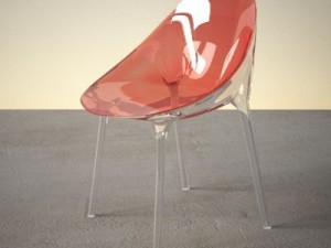 contemporary chair Modello 3D