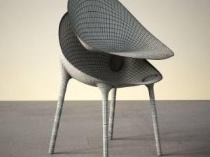 contemporary chair Modello 3D