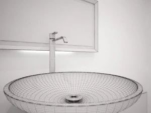 bathroom set 1 3D Model
