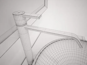 bathroom set 1 3D Model
