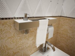 compact bathroom Modèle 3D
