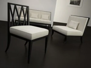 ensemble de si&egrave;ges 1 Modèle 3D