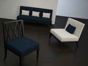seating set 1 Model 3D