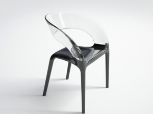 driade ring chair 3D मॉडल