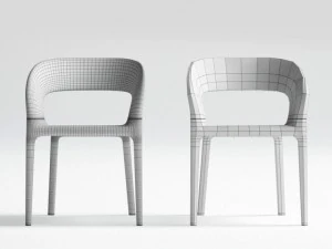 driade ring chair 3D Model