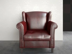 класичне крісло 3D Модель