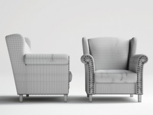 classic armchair 3Dモデル