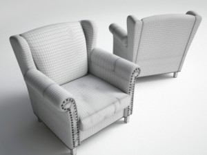 classic armchair 3Dモデル