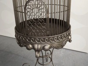 ornate antique birdcage 3D Model