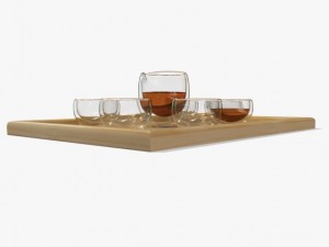 glass tea set 3D Model