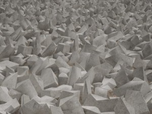 decorative pebbles Model 3D