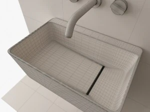 ensemble de salle de bain 02 Modèle 3D