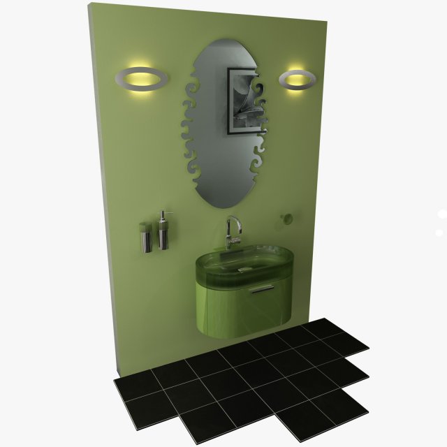 bathroom set 03 3Dモデル .c4d .max .obj .3ds .fbx .stl .blend 