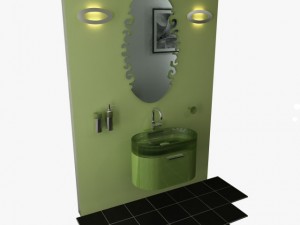 bathroom set 03 Modelo 3D