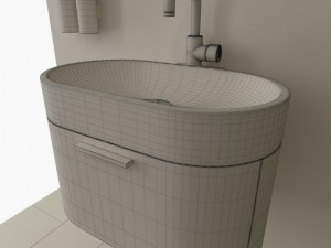 bathroom set 03 3Dモデル