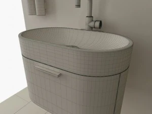 bathroom set 03 3D Model