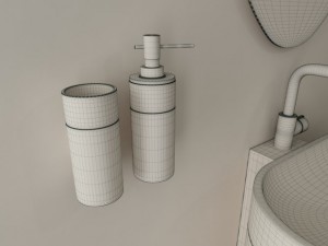 bathroom set 03 3Dモデル