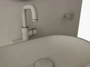 bathroom set 03 3D Model