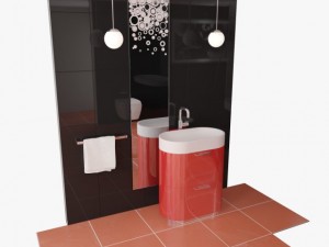 bathroom set 04 3D Model