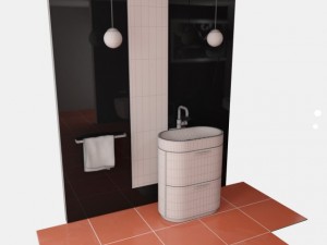 bathroom set 04 3D Model