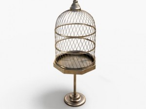 decorative birdcage Modelo 3D