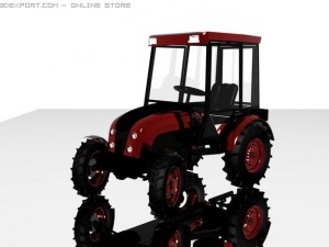 tractor Modello 3D