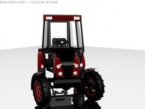 tractor Modello 3D