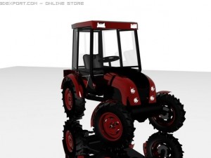 tractor Modello 3D