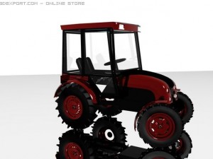 tractor Modello 3D