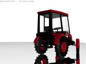tractor Modello 3D