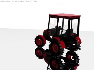 tractor Modello 3D