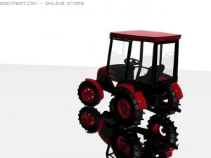 trattore Modello 3D