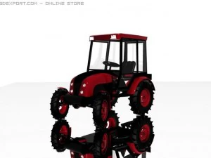trattore Modello 3D