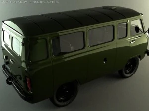 uaz bus 3D Model