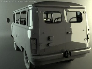 uaz bus 3D Model