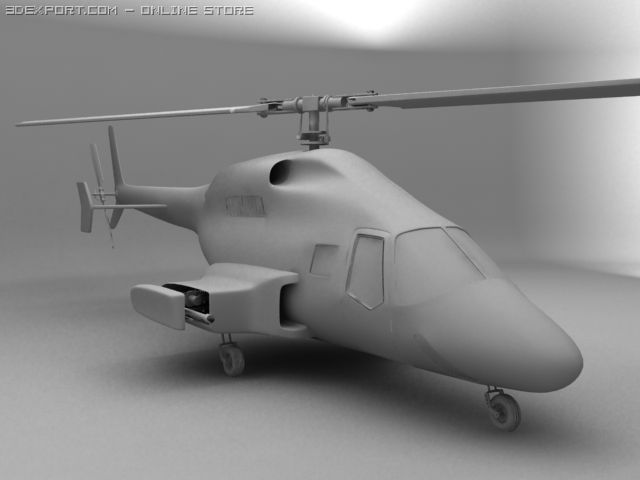 Airwolf 3d Model In Helicopter 3dexport 5349