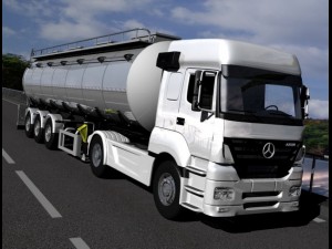 mercedes benz axor 1840 Modello 3D