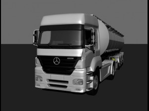 mercedes benz axor 1840 3Dモデル