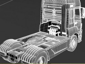 mercedes benz axor 1840 3Dモデル