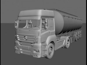mercedes benz axor 1840 3Dモデル