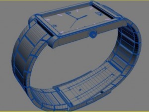 casio hand watch 3D Модель