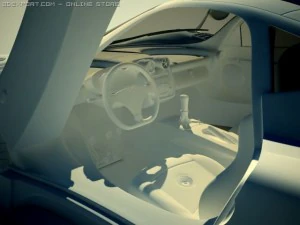 pagani zonda f tuned 3D Model