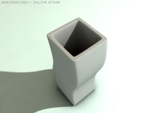 flower vase 3D Модель