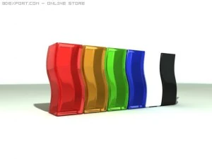 फूल गुलदस्ते 3D मॉडल