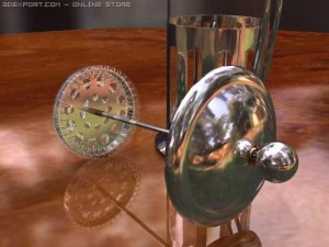 french press coffee maker 3D Model