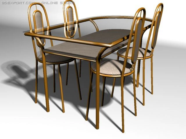 table 3D Model .c4d .max .obj .3ds .fbx .stl .blend 
