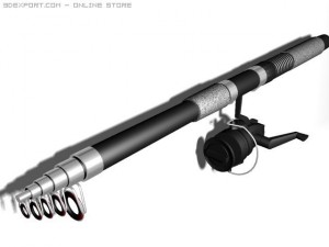 fishing rod 3D Модель
