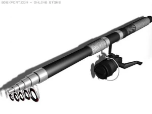 fishing rod 3D Model